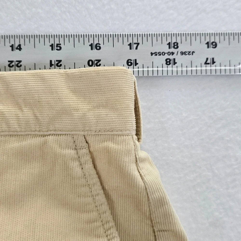 Polo Ralph Lauren Mens Cream Corduroy Pants‎ 34x32 Cotton Straight Leg Trousers